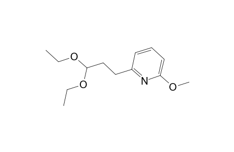 2-(3,3-Diethoxypropyl)-6-methoxypyridine