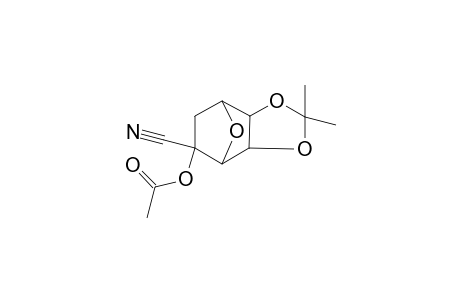 4,7-Epoxy-1,3-benzodioxole-5-carbonitrile, 5-(acetyloxy)hexahydro-2,2-dimethyl-, (3a.alpha.,4.beta.,5.alpha.,7.beta.,7a.alpha.)-