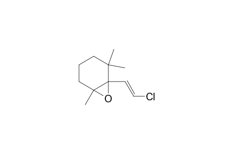 7-Oxabicyclo[4.1.0]heptane, 1-(2-chloroethenyl)-2,2,6-trimethyl-, (E)-(.+-.)-