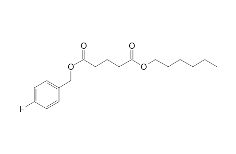 Glutaric acid, 4-fluorobenzyl hexyl ester