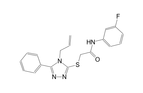 2-[(4-allyl-5-phenyl-4H-1,2,4-triazol-3-yl)sulfanyl]-N-(3-fluorophenyl)acetamide
