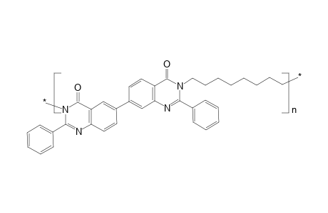Poly{octamethylene-3,3'-[6,6'-bis(2-phenyl-4-quinazolone)diyl]}