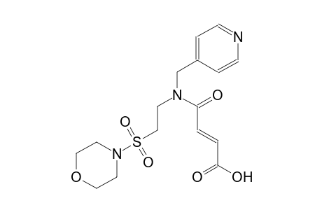 2-butenoic acid, 4-[[2-(4-morpholinylsulfonyl)ethyl](4-pyridinylmethyl)amino]-4-oxo-, (2E)-