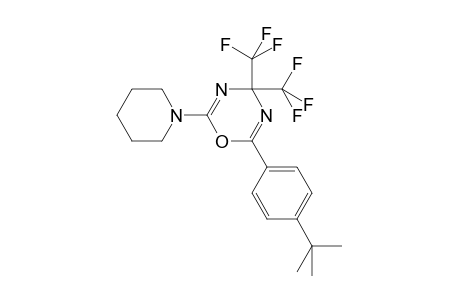 2-(4-tert-butylphenyl)-6-(piperidin-1-yl)-4,4-bis(trifluoromethyl)-4H-1,3,5-oxadiazine