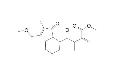 Methyl 4-(7-(Methoxymethyl)-8-methyl-9-oxobicyclo[4.3.0]non-7-en-2-yl)-3-methyl-2-methylene-4-oxobutanoate