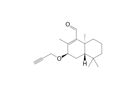 (3R,4aS,8aS)-2,5,5,8a-tetramethyl-3-prop-2-ynoxy-3,4,4a,6,7,8-hexahydronaphthalene-1-carbaldehyde