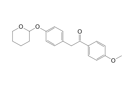 1-(4-Methoxyphenyl)-2-(4-tetrahydropyran-2-yloxyphenyl)ethanone