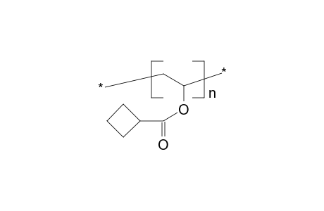 Poly(vinyl cyclobutyl carboxylate)