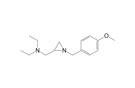 2-(N,N-Diethylamino)methyl-1-[(4-methoxyphenyl)methyl]aziridine