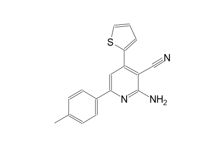 3-pyridinecarbonitrile, 2-amino-6-(4-methylphenyl)-4-(2-thienyl)-
