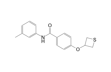 benzamide, N-(3-methylphenyl)-4-(3-thietanyloxy)-