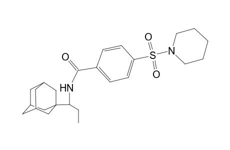 N-[1-(1-adamantyl)propyl]-4-(1-piperidinylsulfonyl)benzamide