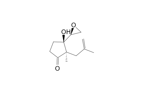 3-Oxiranyl-3-hydroxy-2-methyl-2-(2-methylallyl)cyclopentan-1-one