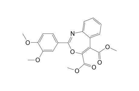 3,1-Benzoxazepine-4,5-dicarboxylic acid, 2-(3,4-dimethoxyphenyl)-, dimethyl ester