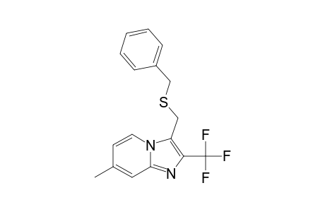 3-[(benzylthio)methyl]-7-methyl-2-(trifluoromethyl)imidazo[1,2-a]pyridine