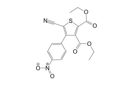 Diethyl 5-Cyano-4-(4-nitrophenyl)thiophene-2,3-dicarboxylate