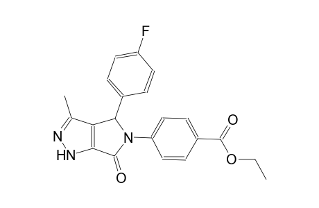 ethyl 4-(4-(4-fluorophenyl)-3-methyl-6-oxo-4,6-dihydropyrrolo[3,4-c]pyrazol-5(1H)-yl)benzoate
