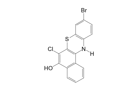 9-BROMO-6-CHLORO-12H-BENZO[a]PHENOTHIAZIN-5-OL