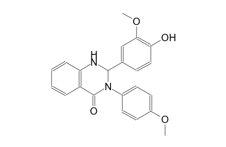 2-(4-hydroxy-3-methoxyphenyl)-3-(4-methoxyphenyl)-2,3-dihydro-4(1H)-quinazolinone