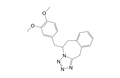 5,6-DIHYDRO-5-(3',4'-DIMETHOXYBENZYL)-11H-TETRAZOLO-[5,1-B]-[3]-BENZAZEPINE