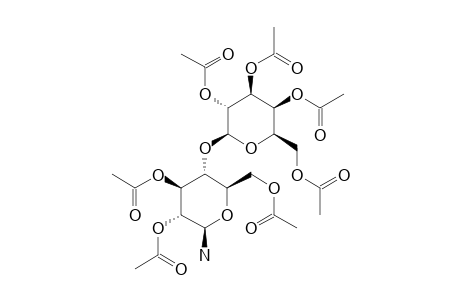 2,3,6-TRI-O-ACETYL-4-O-(2,3,4,6-TETRA-O-ACETYL-BETA-D-GALACTOPYRANOSYL)-BETA-D-GLUCOPYRANOSYLAMINE