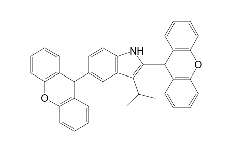 3-isopropyl-2,5-bis(9H-xanthen-9-yl)-1H-indole