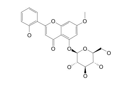 ECHIOIDININ-5-O-BETA-D-GLUCOPYRANOSIDE
