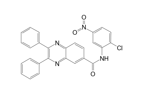 2,3-Diphenyl-quinoxaline-6-carboxylic acid (2-chloro-5-nitro-phenyl)-amide