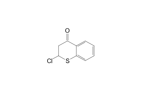 4H-1-benzothiopyran-4-one, 2-chloro-2,3-dihydro-
