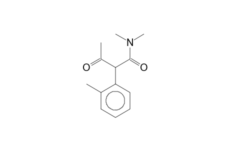 N,N-Dimethyl-2-(2-methylphenyl)-3-oxobutanamide