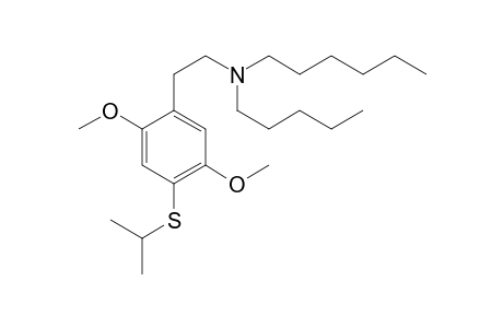 N-Hexyl-N-pentyl-2,5-dimethoxy-4-(iso-propylthio)phenethylamine