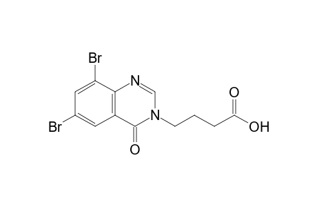 3(4H)-Quinazolinebutanoic acid, 6,8-dibromo-4-oxo-