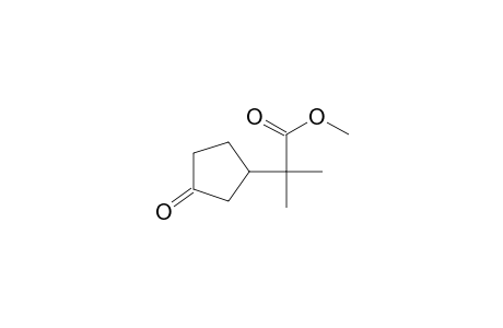 2-(3-ketocyclopentyl)-2-methyl-propionic acid methyl ester