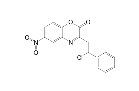 6-Nitrio-3-(2'-chloro-3-phenylvinyl)-2H-1,4-benzooxazin-2-one