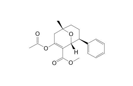 (1R*,5S*,8S*)-3-Acetoxy-2-(methoxycarbonyl)-5-methyl-8-phenyl-9-oxabicyclo[3.3.1]non-2-ene