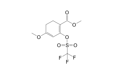 4-Methoxy-2-(trifluoromethylsulfonyloxy)-1-cyclohexa-1,3-dienecarboxylic acid methyl ester