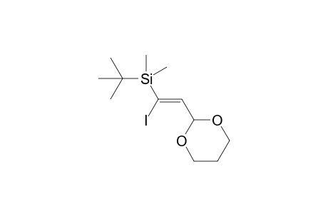 (Z)-(2-(1,3-Dioxan-2-yl)-1-iodovinyl)(tert-butyl)dimethylsilane