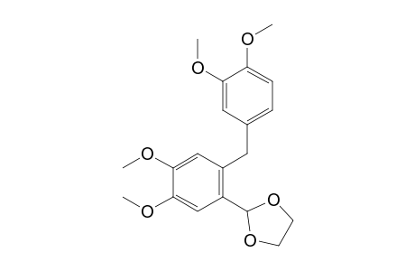 6-(3,4-dimethoxybenzyl)veratraldehyde ethylene glycol acetal