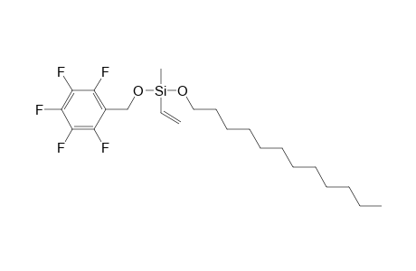 Silane, methylvinyl(pentafluorobenzyloxy)dodecyloxy-