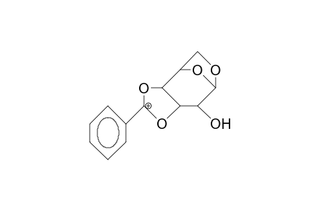 3,4-O-Benzylidinium-1,6-anhydro-B-D-altropyranose cation