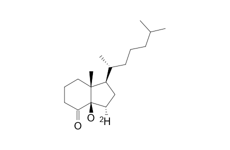 (14R)-DE-A,B-15-DEUTERIO-CHOLESTAN-14-OL-8-ONE;(VITAMIN-D-DERIVATIVE)