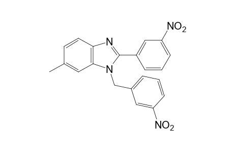 6-methyl-1-(m-nitrobenzyl)-2-(m-nitrophenyl)benzimidazole