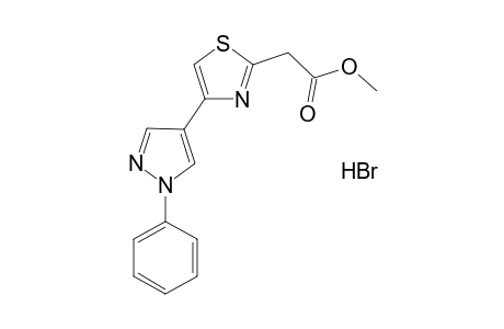Methyl 4-[4-(1-Phenylpyrazolyl)]-2-thiazolylacetate Hydrobromide