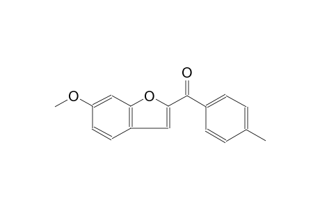 (6-methoxy-1-benzofuran-2-yl)(4-methylphenyl)methanone