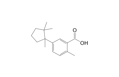 2-Methyl-5-(1,2,2-trimethylcyclopentyl)benzoic acid