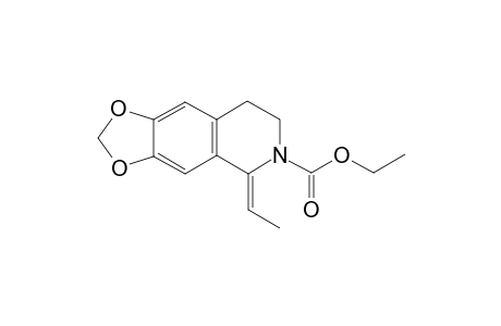 (5Z)-5-ethylidene-7,8-dihydro-[1,3]dioxolo[4,5-g]isoquinoline-6-carboxylic acid ethyl ester
