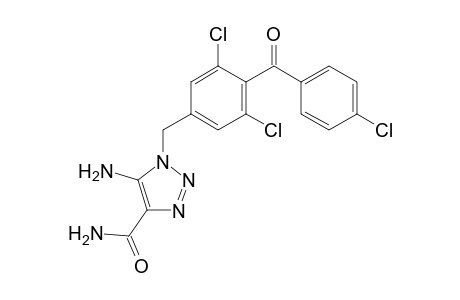 5-Amino-1-(3,5-dichloro-4-(4-chlorobenzoyl)benzyl)-1H-1,2,3-triazole-4-carboxamide