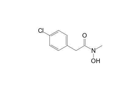 2-(4-Chlorophenyl)-N-hydroxy-N-methyl-acetamide