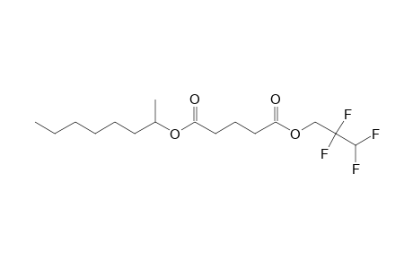 Glutaric acid, 2,2,3,3-tetrafluoropropyl 2-octyl ester