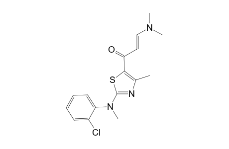 3-Dimethylamino-1-{2-[(2-Chloro-phenyl)-methyl-amino]-4-methyl-thiazol-5-yl}-prop-2-en-1-one